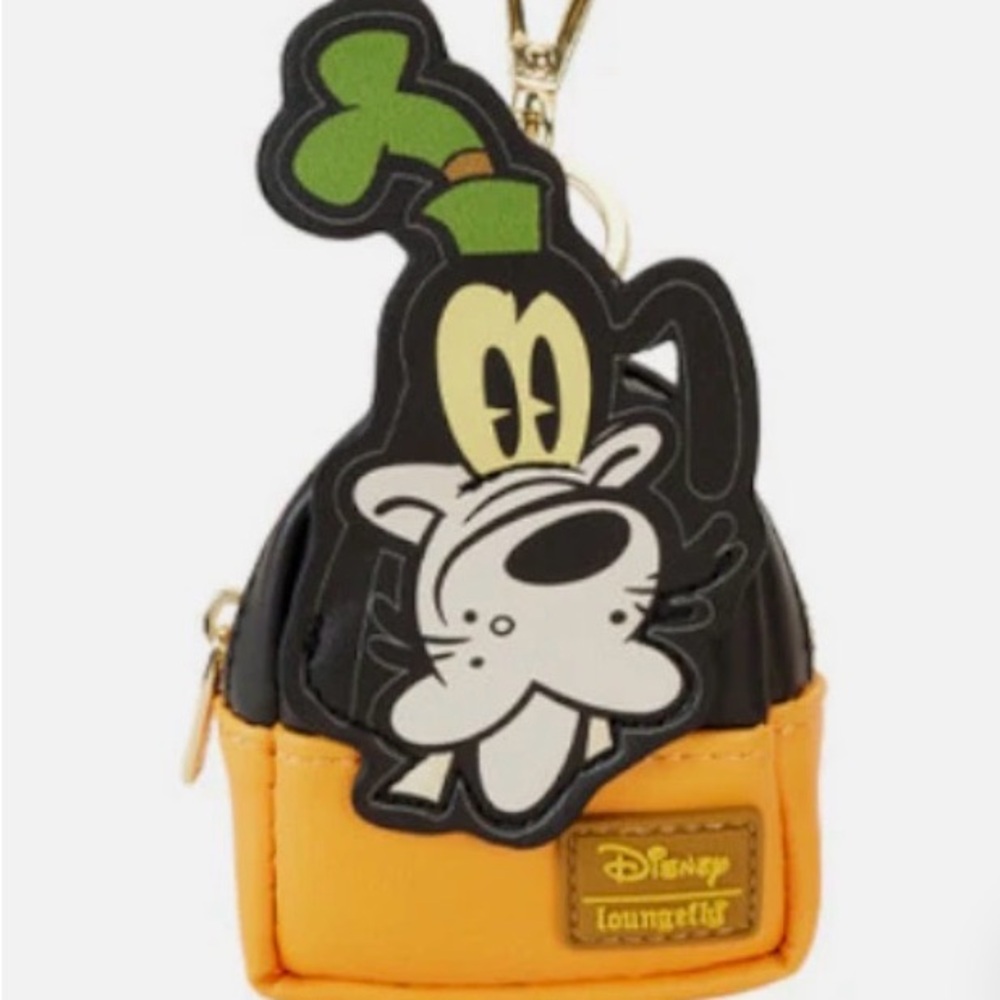 Loungefly Disney Goofy Mini Bag - Black and Orange